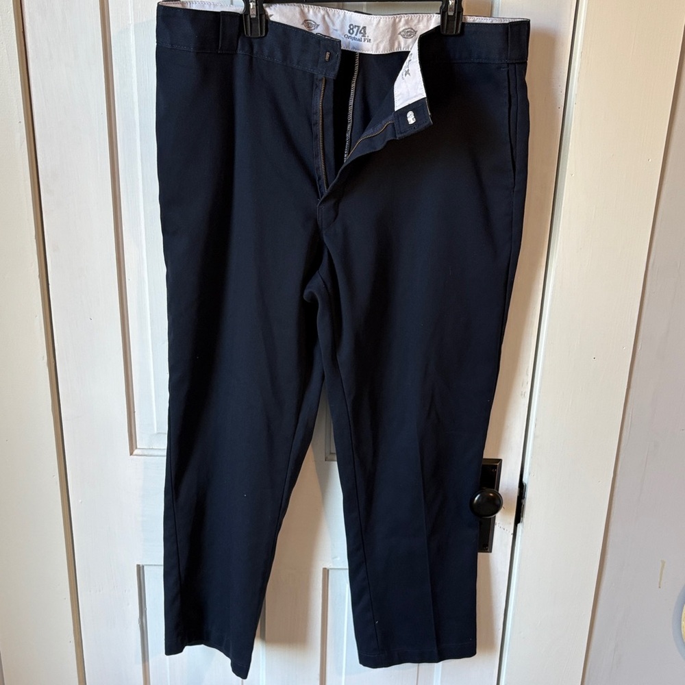 Dickies Men's Dark Blue‎ Chinos 42x30